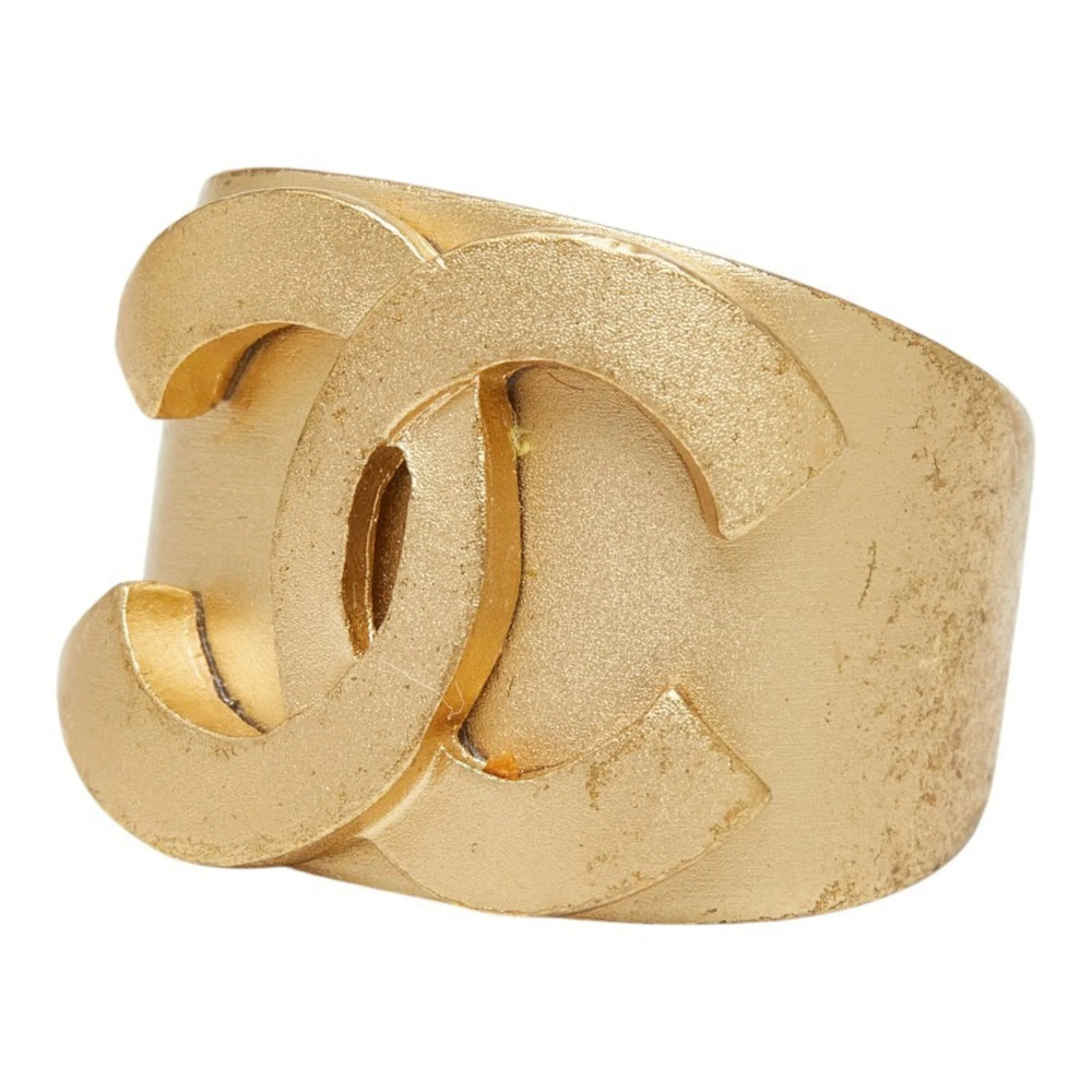 CHANEL Gold Logo Ring